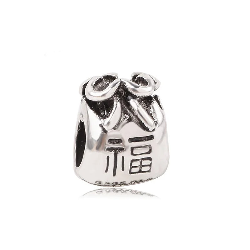 1pc New Fashion Crystal Love Heart Dreamcatcher Charms Beads fit Pandor Bracelets Necklaces For Women DIY Jewelry Accessories