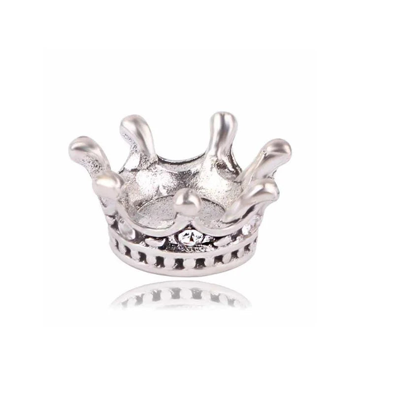 1pc New Fashion Crystal Love Heart Dreamcatcher Charms Beads fit Pandor Bracelets Necklaces For Women DIY Jewelry Accessories