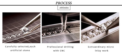 Fashion 925 Sterling Silver Ring Emerald Zircon Ring For Woman Charm Jewelry Gift