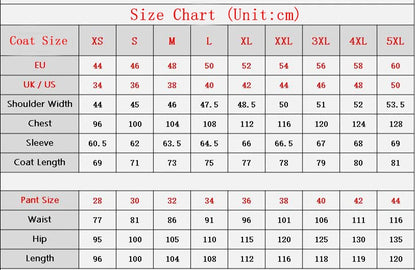 Stripe Safari Men's Suits with Stand Collar Single Breasted Slim Fit Male Fashion Daily Suit 2 Pieces Set Jacket Pants Outfits
