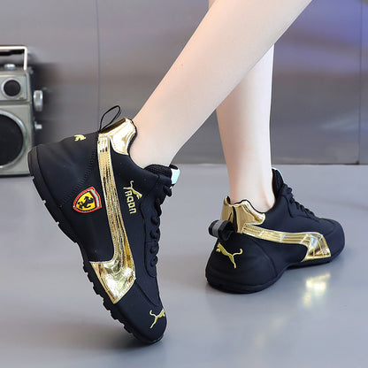 Men's leather surface casual shoes; low-top sports shoes; comfortable white shoes; soft sole men's shoes; new style