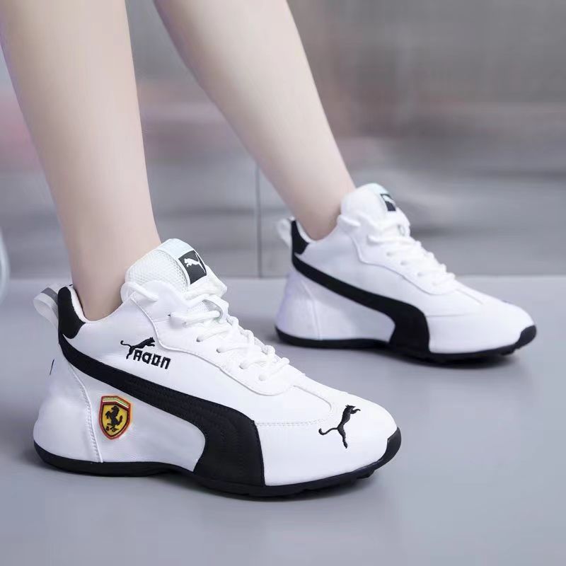 Men's leather surface casual shoes; low-top sports shoes; comfortable white shoes; soft sole men's shoes; new style