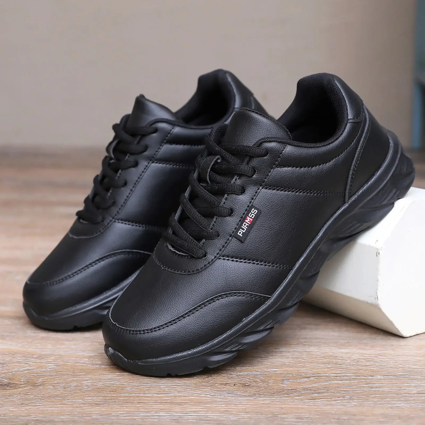 New Men's Sneakers Fashion Leather Men's Casual Shoes Outdoor Jogging Training Shoes High-Quality Comfortable Men's Shoes