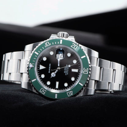 Sugess Watch of Men Diver NH35 Automatic Mechanical Wristwatch Date Sapphire Crystal Luminous Ceramic Bezel Waterproof 200M 2022