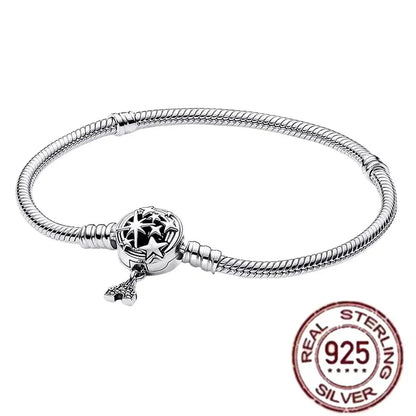 The new hot item, Disney Charm Bead Pendant, is compatible with the original DIY 925 sterling silver bracelet, making it an idea