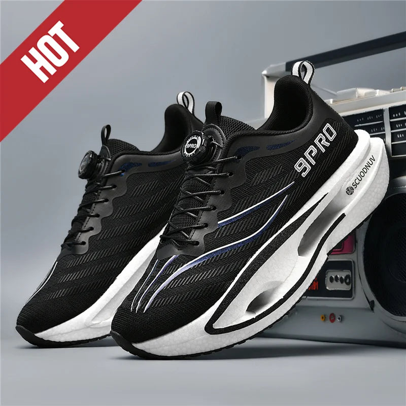 Men Running Shoes Casual Professional Marathon Sports Breathable Lightweight Women Comfortable Athletic Sneakers Carbon Plate