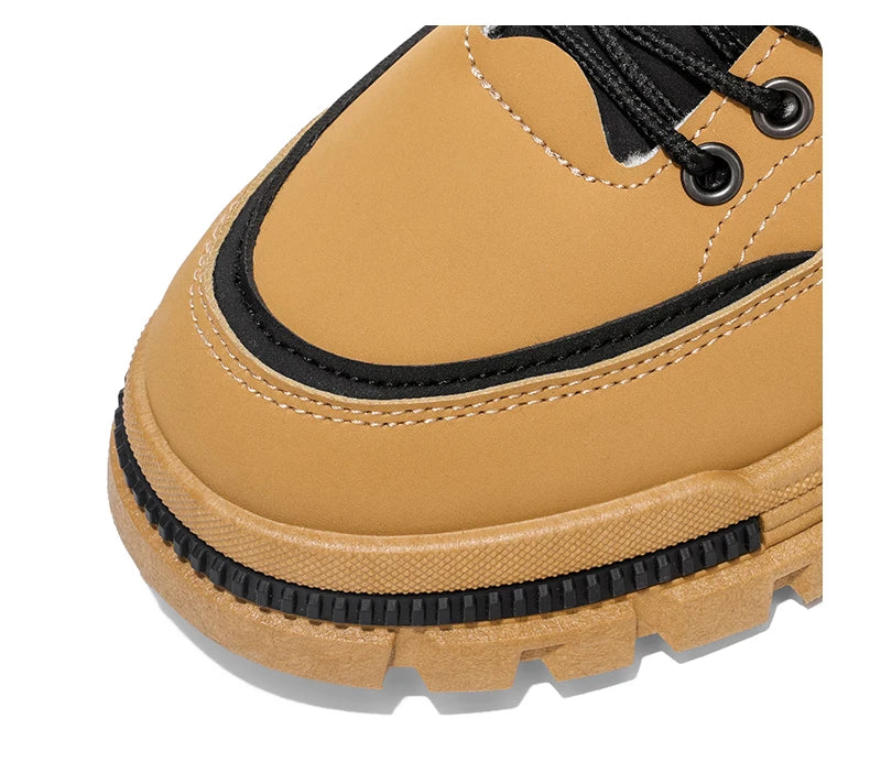 Men's comfortable casual versatile outdoor cotton shoes winter warm shoes plus size fashion youth non-slip soft-sole work shoes