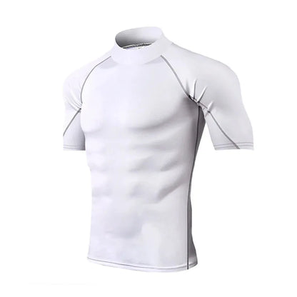 Compression T-Shirt Men Bodybuilding Sportswear Short Sleeve Quick Dry Workout Shirts Sport Tops Tee Gym Running T-shirt Men