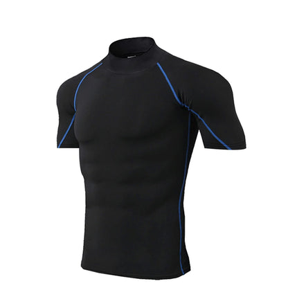 Compression T-Shirt Men Bodybuilding Sportswear Short Sleeve Quick Dry Workout Shirts Sport Tops Tee Gym Running T-shirt Men