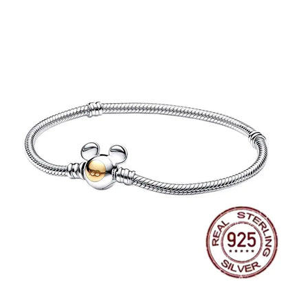 The new hot item, Disney Charm Bead Pendant, is compatible with the original DIY 925 sterling silver bracelet, making it an idea