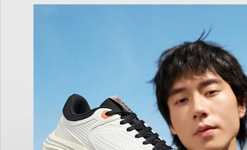 361 Degrees Men Running Shoe Leather All-Weather Protection Shock Absorption Casual Versatile Stable Male Sneaker 672532228