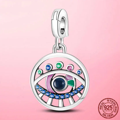 925 Silver My Love Starfish Flamingo Pendant Charm Fit Original Original Me Bracelet DIY Bead Jewelry For Women