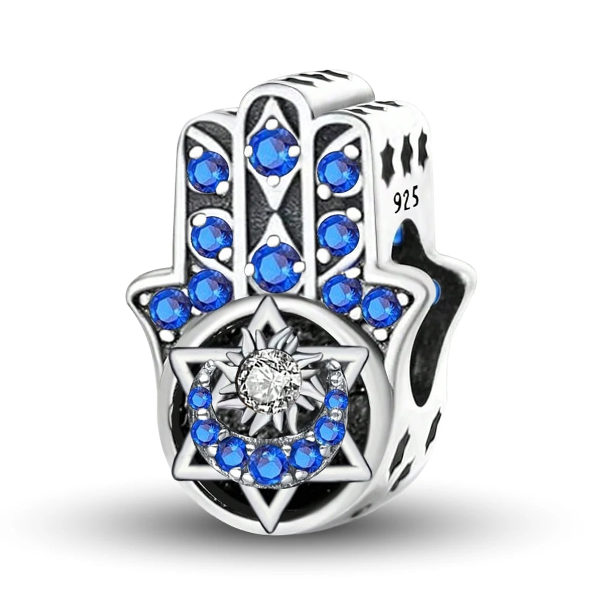 925 Sterling Silver Cute Butterfly Elephant Blue Series Charms Beads Fit Original Pan Bracelet Bangle High Quality DIY Jewelry