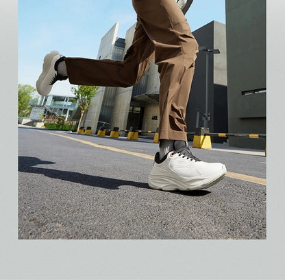 361 Degrees Men Running Shoe Leather All-Weather Protection Shock Absorption Casual Versatile Stable Male Sneaker 672532228