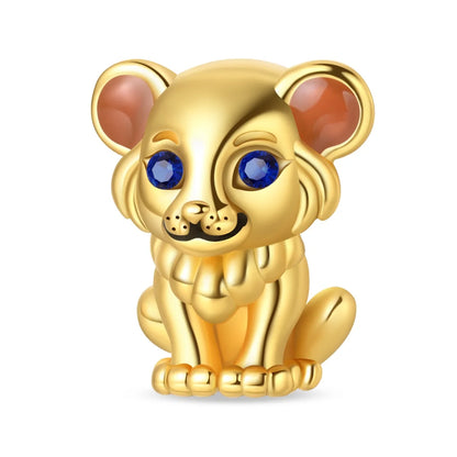 Gold Series 925 Sterling Silver Firefly Leopard Seahorse Crystal Ball Flower Charm Fit DIY Bracelet Necklace Boutique Party Gift