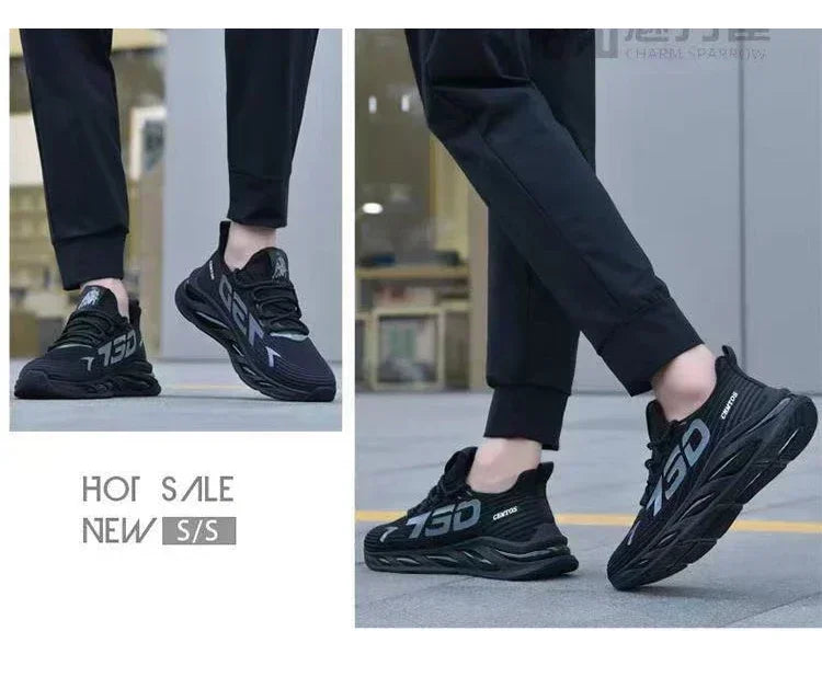 High-quality men's lightweight outdoor shoes breathable mesh shoes fashionable daily casual shoes sports shoes and running shoes
