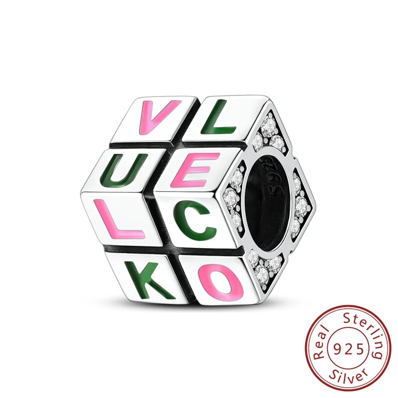 Original Charms Bead Pendant 925 Sterling Silver Cat Paw Bow Girl Cherry Firefly Heart Charm Fit Bracelet DIY Women Jewelry Gift