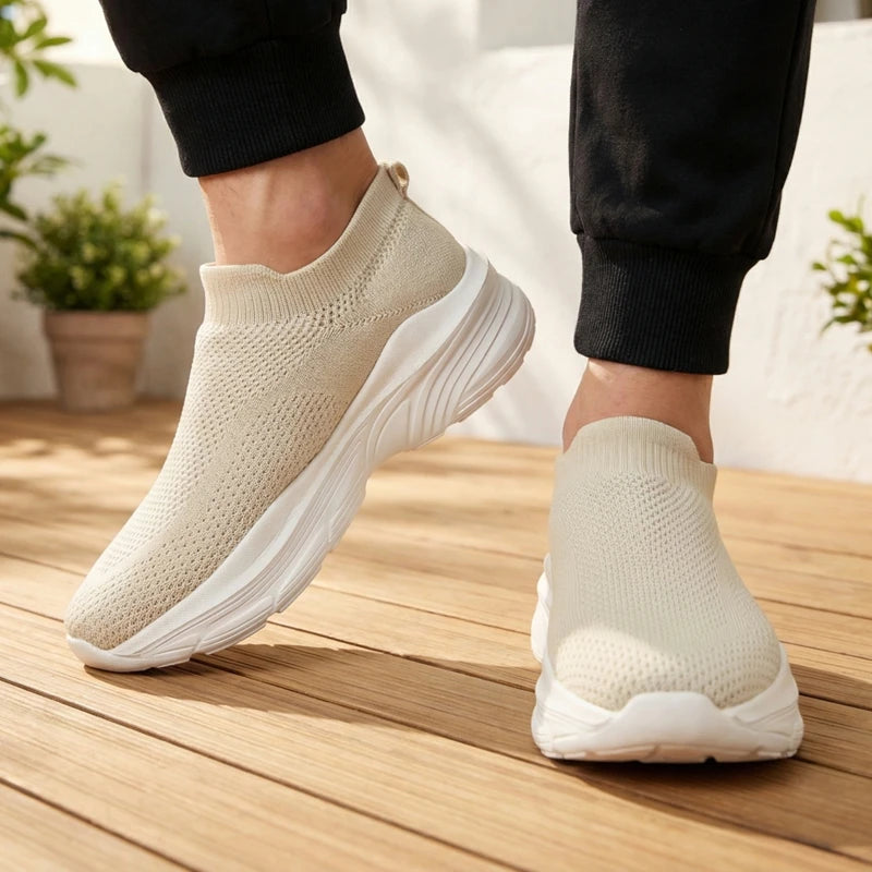 Mens Womens Unisex Lightweight Breathable Mesh Running Shoes Casual Sneakers Sock Shoes for Walking Jogging Gym Workout