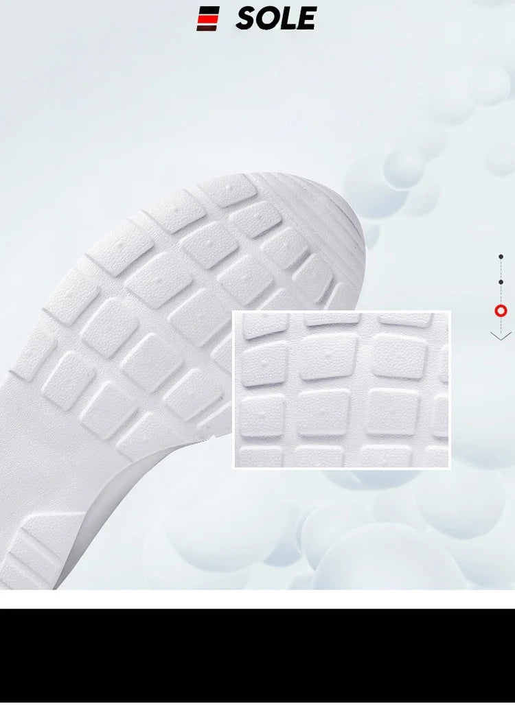 Men's casual sports shoes cushioning breathable lightweight mesh running shoes fashion comfortable soft-soled walking shoes