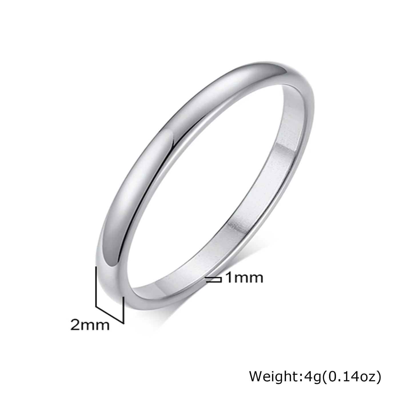 Gold Color Wedding Band Engagement Stainless steel Ring  for Women Men US Sizes 4 5 6 7 8 9 10 11 12 13 14 15 Free Shipping