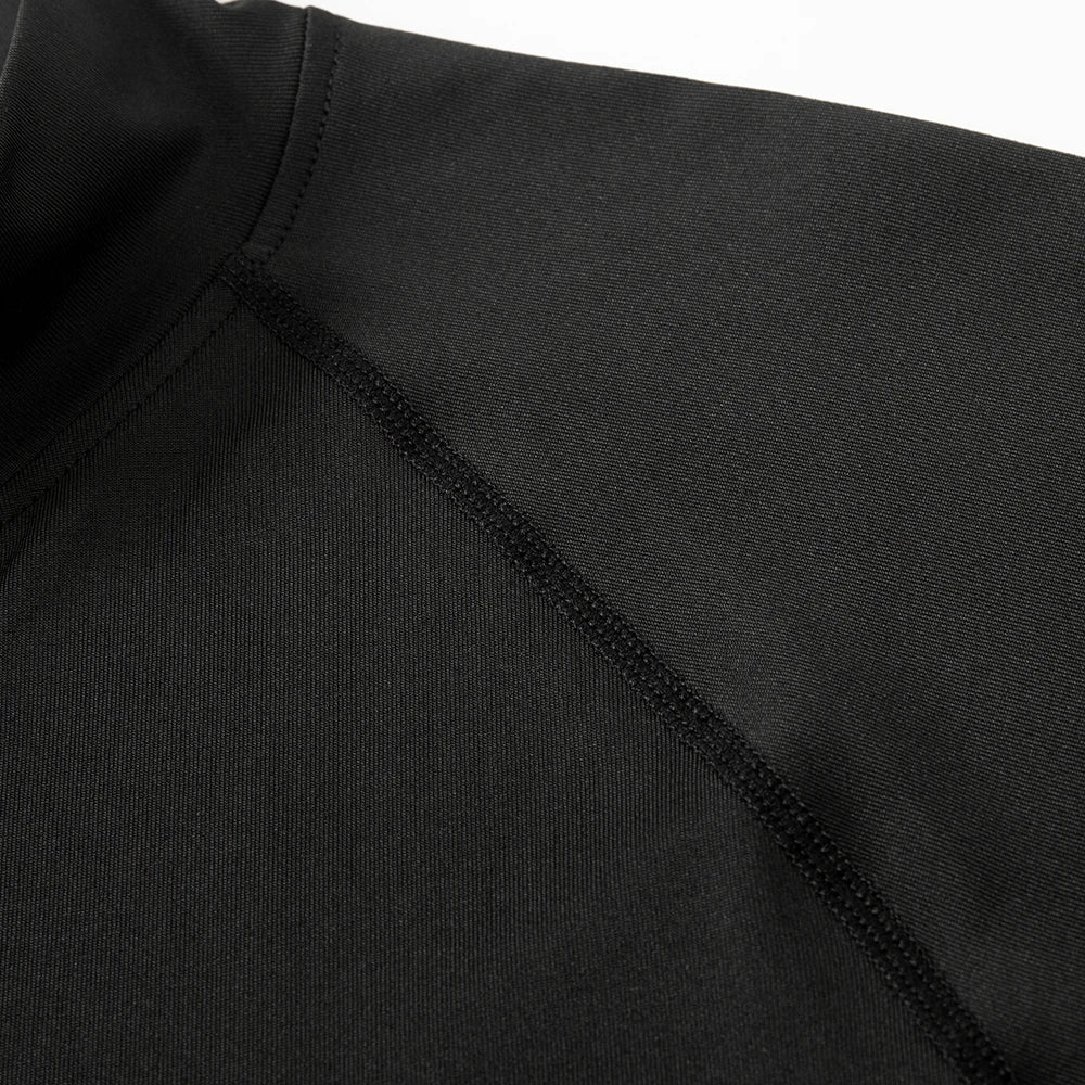 Men's High neck Long Sleeve Compression Shirts Cool Dry Sun Protection Sports Tights Undershirts Running Gym Tops