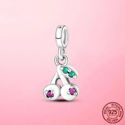 925 Silver My Love Starfish Flamingo Pendant Charm Fit Original Original Me Bracelet DIY Bead Jewelry For Women