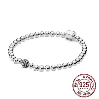 The new hot item, Disney Charm Bead Pendant, is compatible with the original DIY 925 sterling silver bracelet, making it an idea