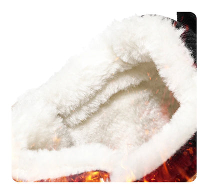 Men's comfortable casual versatile outdoor cotton shoes winter warm shoes plus size fashion youth non-slip soft-sole work shoes