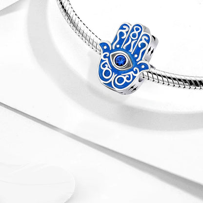 925 Sterling Silver Cute Butterfly Elephant Blue Series Charms Beads Fit Original Pan Bracelet Bangle High Quality DIY Jewelry