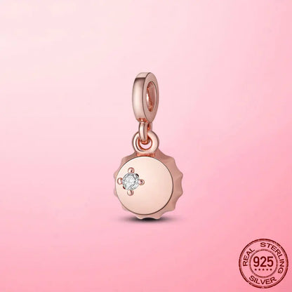 925 Silver My Love Starfish Flamingo Pendant Charm Fit Original Original Me Bracelet DIY Bead Jewelry For Women