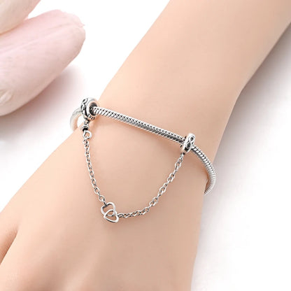 925 Silver Sparkling Cat Dog Charms Pendants Love Family Father Beads Fits Original Bracelet Gift for Women