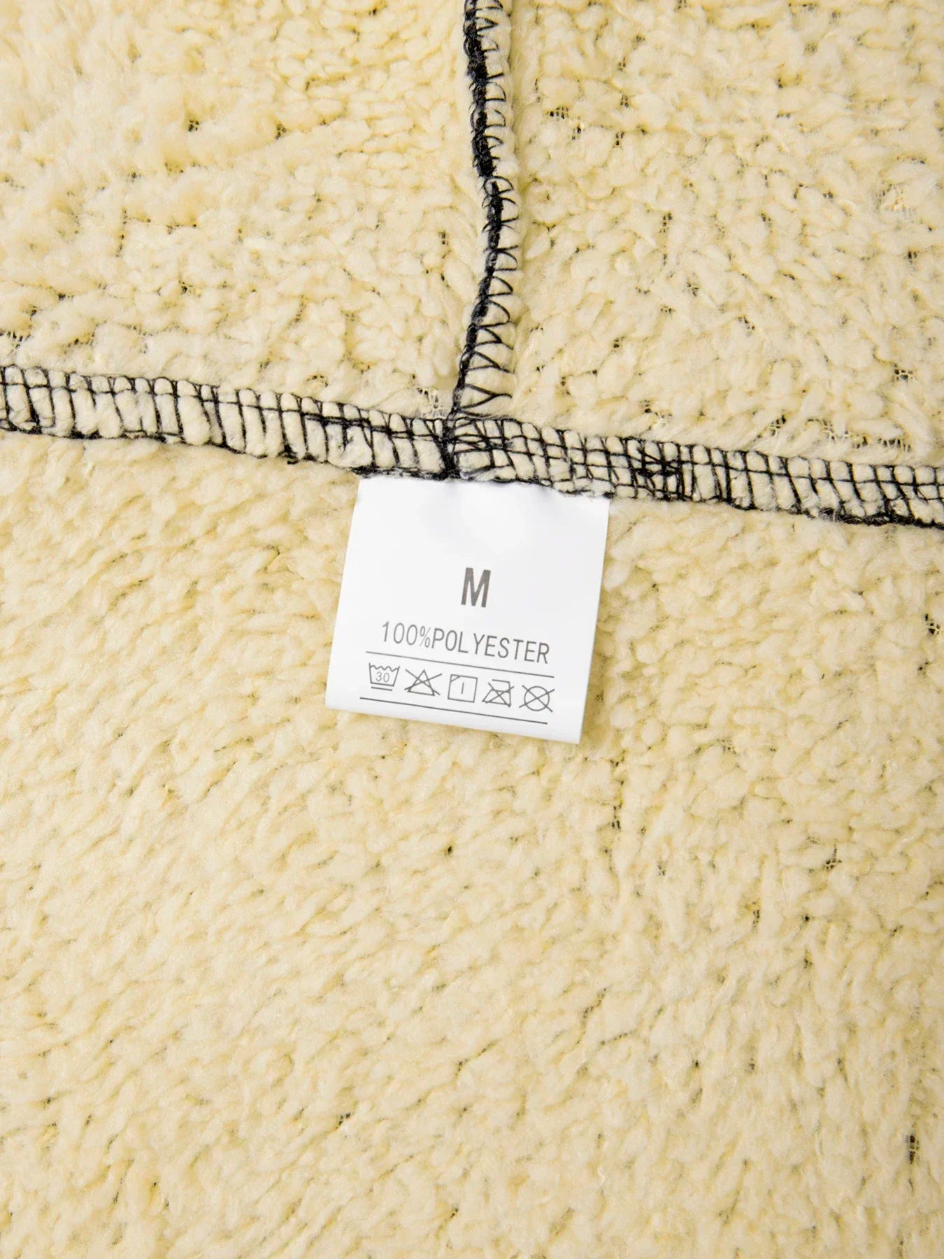 Men's Winter Warm Long Coat Zipper Jacket Zip Windbreaker Thick Fleece Windproof Overcoat Casual Contrast Color Hooded Jacket