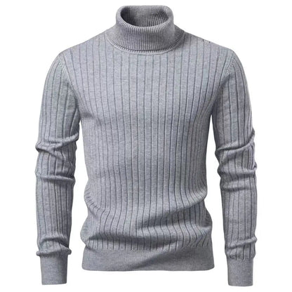 Animal Game Men's Cold Blouse Casual Sweaters Woolen Turtleneck Sweater Stripe Pullover Knitwear Warm Outdoor Jerseys Basic Tops