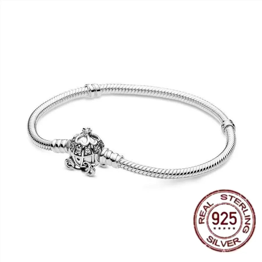 The new hot item, Disney Charm Bead Pendant, is compatible with the original DIY 925 sterling silver bracelet, making it an idea