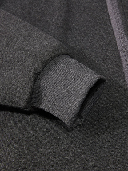 Norway Fjords And Mountains Print Male Zipper Hoodie All-Match Fashion Streetwear Vintage Casual Clothes Autumn Loose Hooded