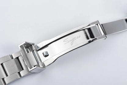 Sugess Diving Mens Watch Panda Automatic Mechanical Chronograph Peacock SL4801 Movement Wristwatch Waterproof Ceramic Bezel New