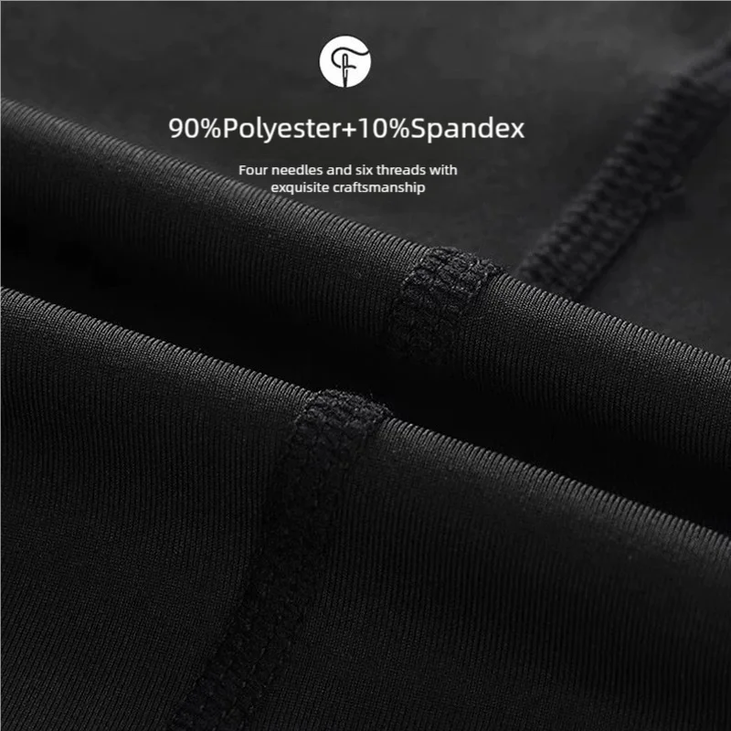 Men's High neck Long Sleeve Compression Shirts Cool Dry Sun Protection Sports Tights Undershirts Running Gym Tops