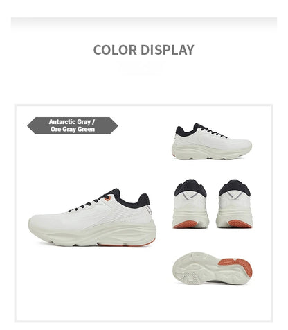 361 Degrees Men Running Shoe Leather All-Weather Protection Shock Absorption Casual Versatile Stable Male Sneaker 672532228