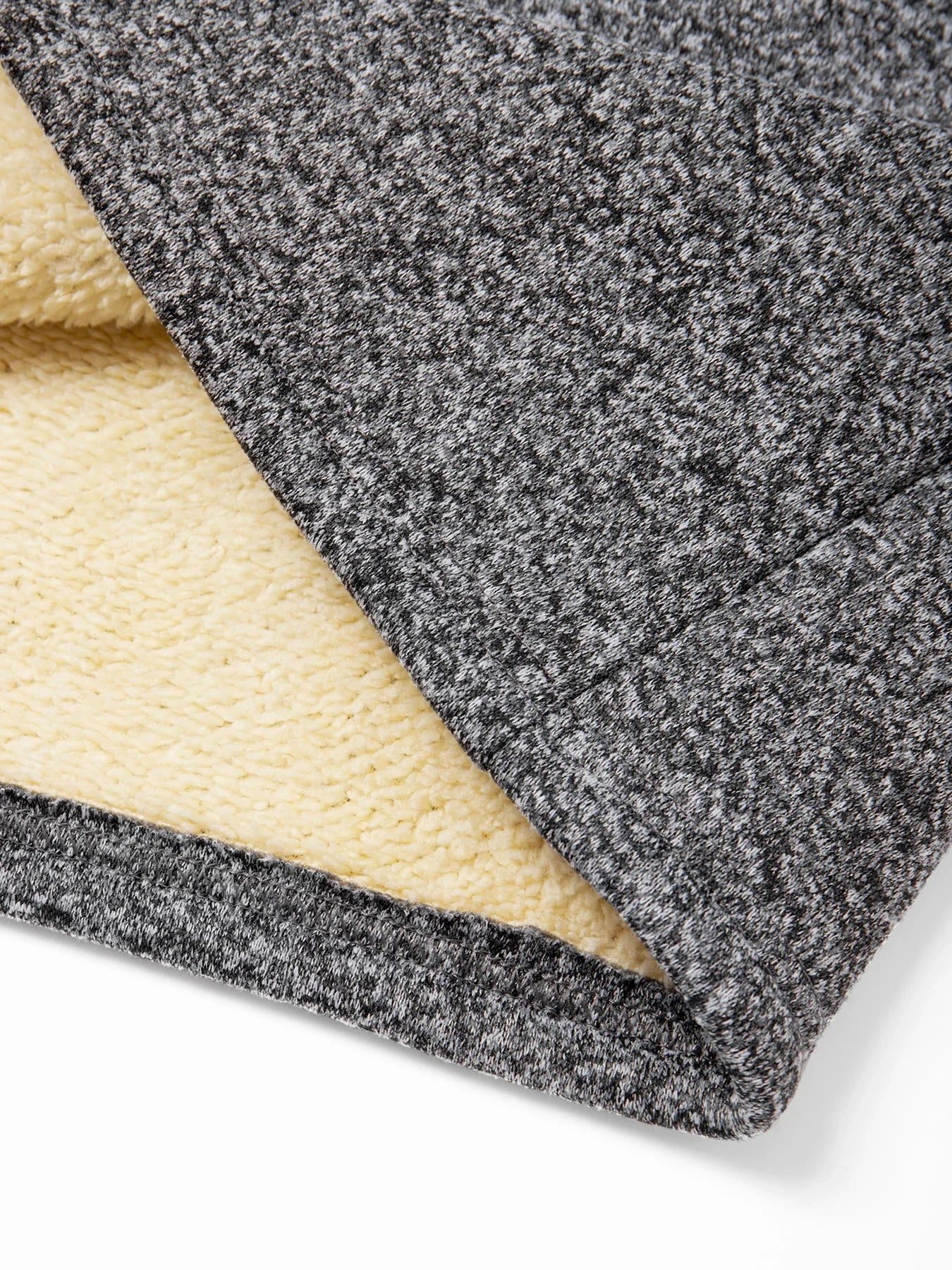 Men's Winter Warm Long Coat Zipper Jacket Zip Windbreaker Thick Fleece Windproof Overcoat Casual Contrast Color Hooded Jacket