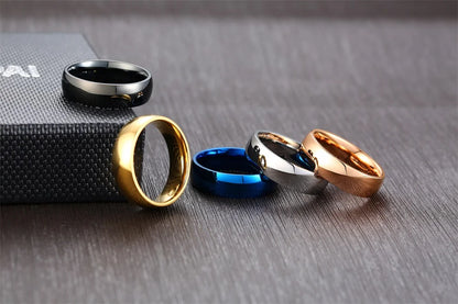 Gold Color Wedding Band Engagement Stainless steel Ring  for Women Men US Sizes 4 5 6 7 8 9 10 11 12 13 14 15 Free Shipping