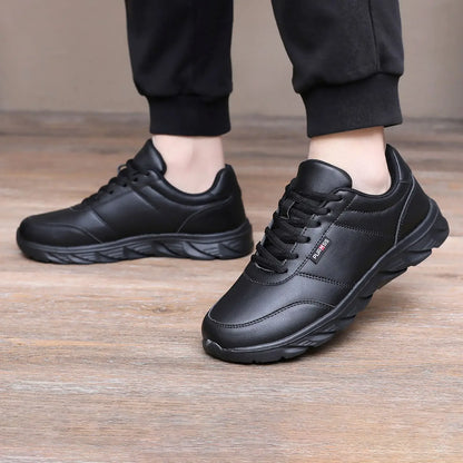 New Men's Sneakers Fashion Leather Men's Casual Shoes Outdoor Jogging Training Shoes High-Quality Comfortable Men's Shoes