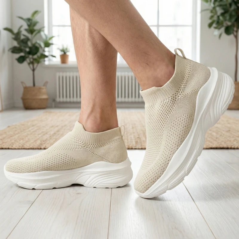 Mens Womens Unisex Lightweight Breathable Mesh Running Shoes Casual Sneakers Sock Shoes for Walking Jogging Gym Workout