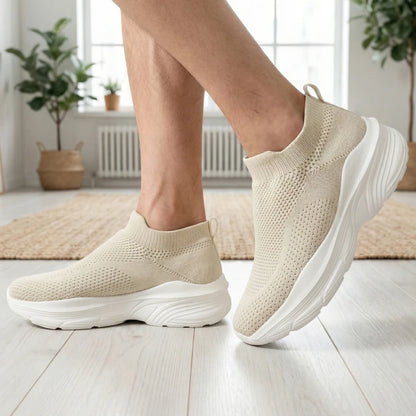 Mens Womens Unisex Lightweight Breathable Mesh Running Shoes Casual Sneakers Sock Shoes for Walking Jogging Gym Workout