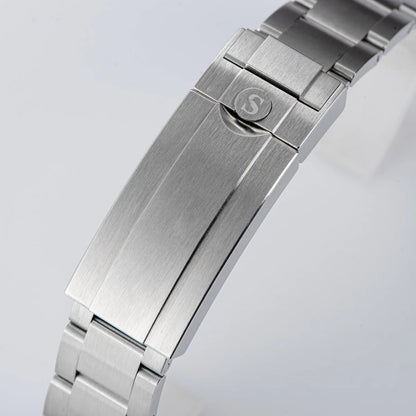 Sugess Diving Mens Watch Panda Automatic Mechanical Chronograph Peacock SL4801 Movement Wristwatch Waterproof Ceramic Bezel New