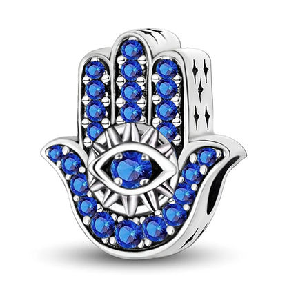 925 Sterling Silver Cute Butterfly Elephant Blue Series Charms Beads Fit Original Pan Bracelet Bangle High Quality DIY Jewelry