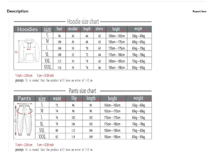 2025 Fall Winter Men's Tracksuit Hoodie Pants 2Pcs Sets Suit Leisure Sweatshirts Fashion Trends Brand Clothing