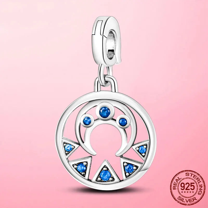 925 Silver My Love Starfish Flamingo Pendant Charm Fit Original Original Me Bracelet DIY Bead Jewelry For Women