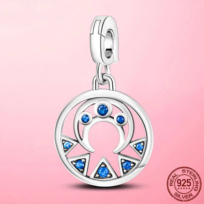 925 Silver My Love Starfish Flamingo Pendant Charm Fit Original Original Me Bracelet DIY Bead Jewelry For Women