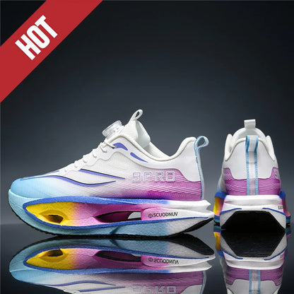 Men Running Shoes Casual Professional Marathon Sports Breathable Lightweight Women Comfortable Athletic Sneakers Carbon Plate