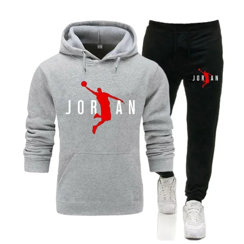 2025 Fall Winter Men's Tracksuit Hoodie Pants 2Pcs Sets Suit Leisure Sweatshirts Fashion Trends Brand Clothing